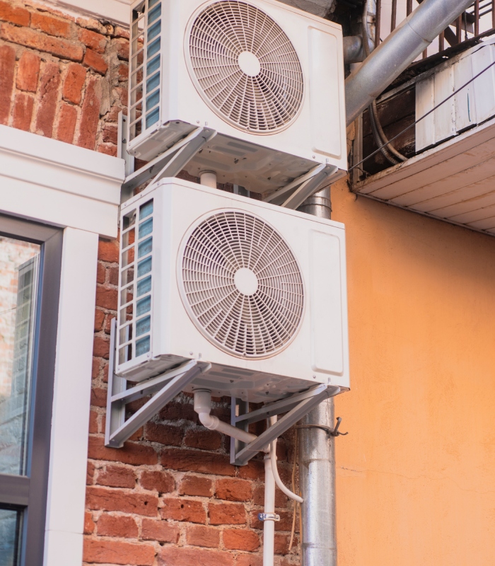 Installation de climatisation extérieure