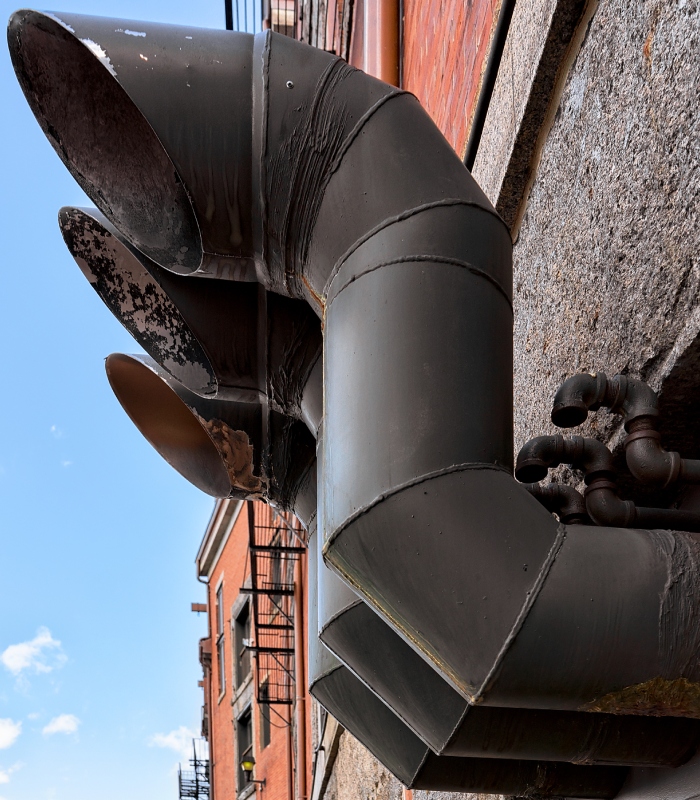 Conduit de ventilation extérieur
